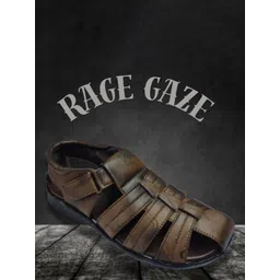 RAGE GAZE Men Colourblocked Slip-On Sneakers