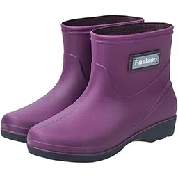 Rain Boots Waterproof Practical Anti Slip Rainboots for Outside Hiking Girls Size 39