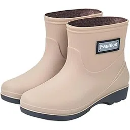 Rain Boots Waterproof Trendy Nonslip Rainboots for Backpacking Fishing Girls
