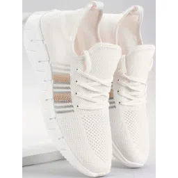 Rapid Box Men's Off White Running Shoes