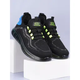 RapidBox Men Woven Design Mesh Basics Sneakers