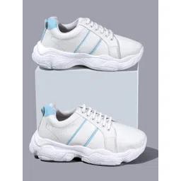 RapidBox Women White Sneakers