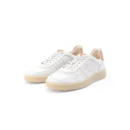 RARE RABBIT Men Nebula Textured Leather Sneakers