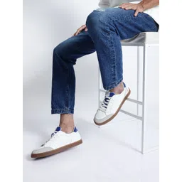 RARE RABBIT Men Rocco Textured Leather Sneakers