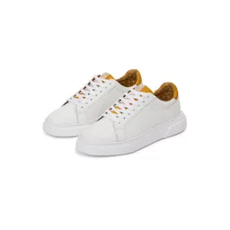 RARE RABBIT Men Rowan Textured Leather Sneakers