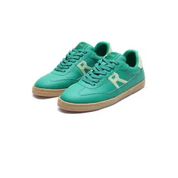 Rare Rabbit Men's ATHENS Green Sneakers
