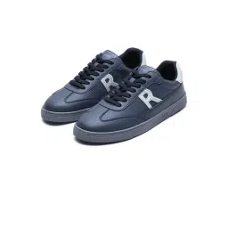 Rare Rabbit Men's ATHENS Navy Blue Sneakers