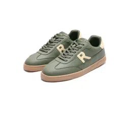 Rare Rabbit Men's ATHENS Olive Sneakers