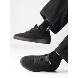 Rare Rabbit Men's Black Sneakers