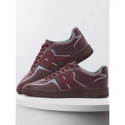 Rare Rabbit Men's Burgundy Sneakers