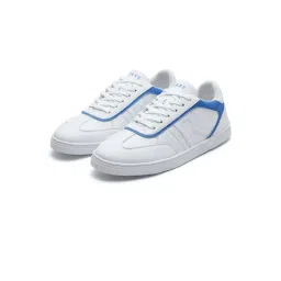 Rare Rabbit Men's DUAL White & Blue Sneakers