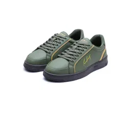 Rare Rabbit Men's ELLEO Olive Sneakers