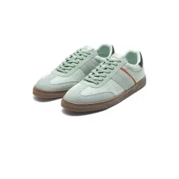 Rare Rabbit Men's FIZZO Light Green Sneakers