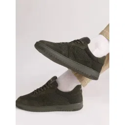 Rare Rabbit Men's FLINT Olive Sneakers