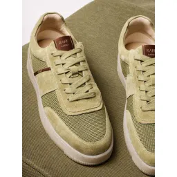 Rare Rabbit Men's Green Sneakers