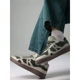 Rare Rabbit Men's KEPLER PRO Green Sneakers