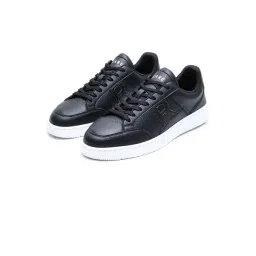 Rare Rabbit Men's LINO Black Sneakers