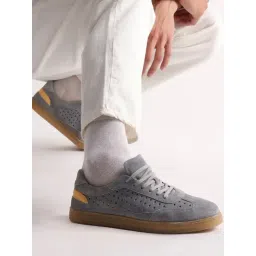 Rare Rabbit Men's NORMA Grey Sneakers