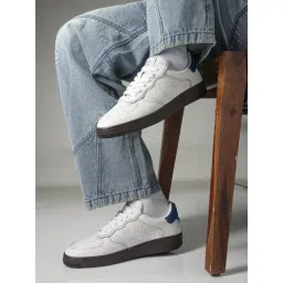 Rare Rabbit Men's Off White Sneakers