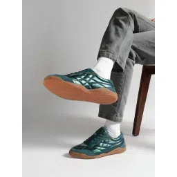 Rare Rabbit Men's TEMO Green Sneakers