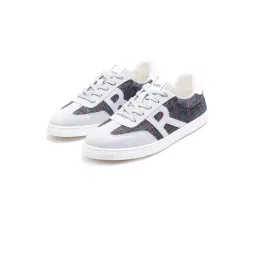 Rare Rabbit Men's TOTE Grey & Navy Blue Sneakers