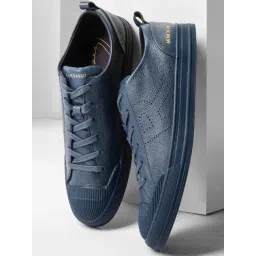 Rare Rabbit Men's Turquoise Blue Sneakers