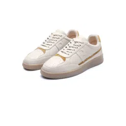 Rare Rabbit Men's VOLGO Beige Sneakers