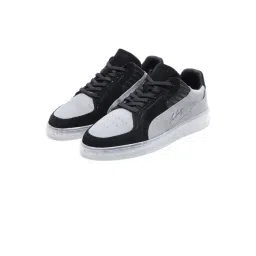 Rare Rabbit Men's ZWAG Grey & Black Sneakers