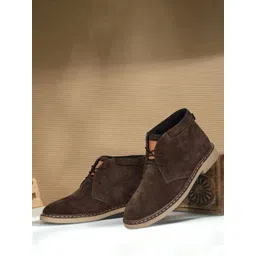 RDXO Men Round Toe Regular Boots
