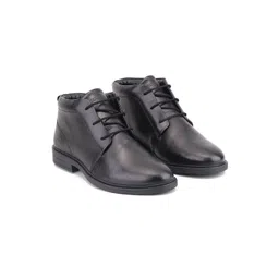 Red Chief Men Solid Leather Lace Up Boots