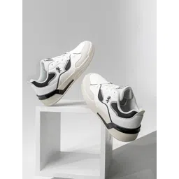 Red Tape Men Colourblocked Lace Up Sneakers