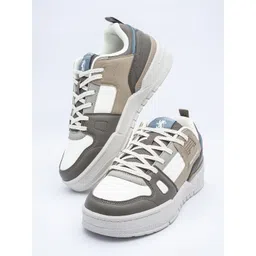 Red Tape Men Colourblocked PU Sneakers