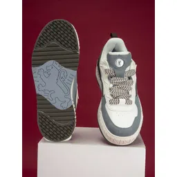 Red Tape Men Colourblocked PU Sneakers