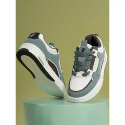 Red Tape Men Colourblocked Round Toe Sneakers