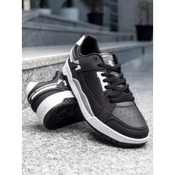 Red Tape Men Perforated Contrast Sole Sneakers