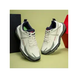 Red Tape Men Urban Kicks Off White & Olive Walking Shoes