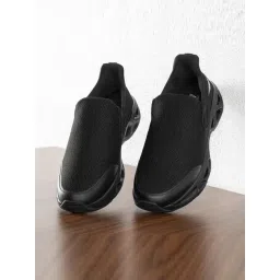 Red Tape Men's Comfort Stride Black Walking Shoes