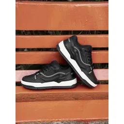 Red Tape Men's Down Town Dapper Black Casual Sneakers