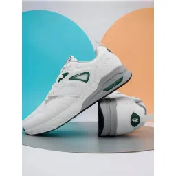 Red Tape Men's Down Town Dapper White & Green Sneakers