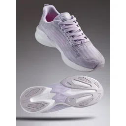 Red Tape Women Lavender Mesh Walking Shoes