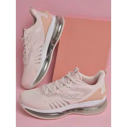 Red Tape Women Pink Mesh Walking Shoes