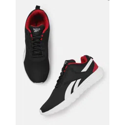 Reebok Men Woven Design Energy Streak Running Shoes with Brand Logo Detail