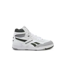 Reebok Men's Bb 4000 Ii Mid White Ankle High Sneakers