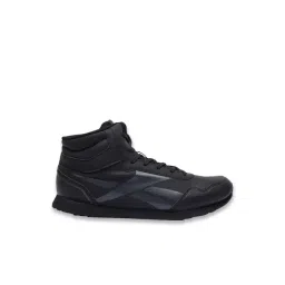Reebok Men's Super Vibe Classics Black Ankle High Sneakers