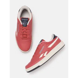 Reebok Unisex Club C Revenge Striped Everyday Sneakers
