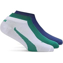 Regular Unisex-Adult Cotton Lifestyle Sneaker 3P Socks, Archive Green/Clyde Royale/White, 39/42 (94041301)