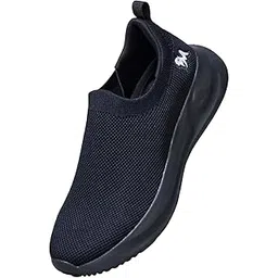ReLive Knit Slip-Ons Renew for Men | Soft Recycled Knit Upper, Lace-Up Fit Support, Dual-Density Cushioning & Rubber Grip Pads | Lightweight Slip-in Casual Shoes