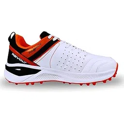 Revolt Cricket Shoes with Rubber Studs | Lightweight & Durable | All-Round Cricket Footwear for Turf and Hard Ground