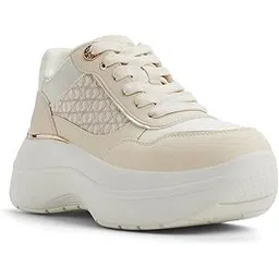 REXSONA Women Beige Sneaker Wedges