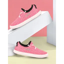 RICHALE Women Woven Design Slip-On Sneakers